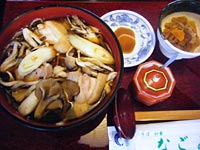 若鶏ときのこ煮　せいろ 又は そば